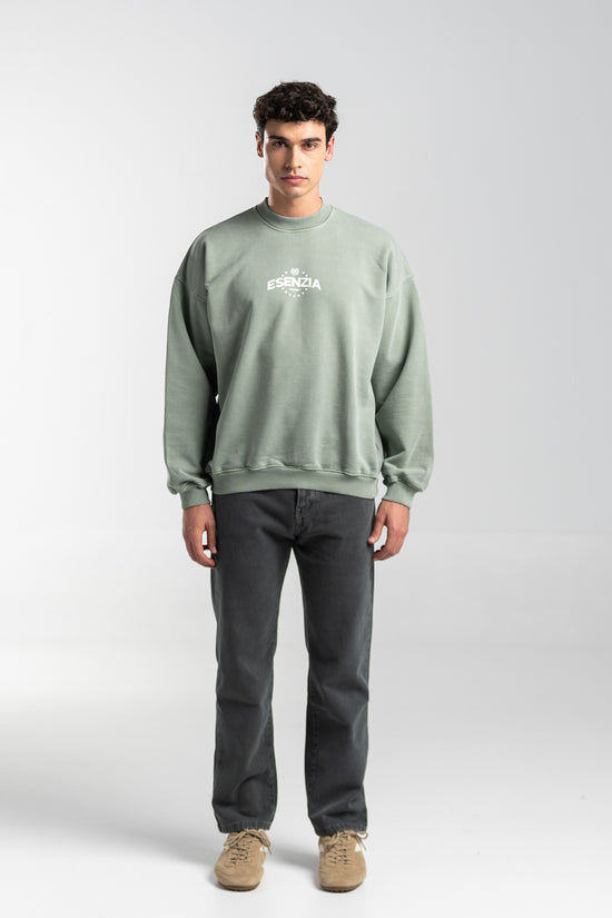 GREEN OUTLAST CREWNECK