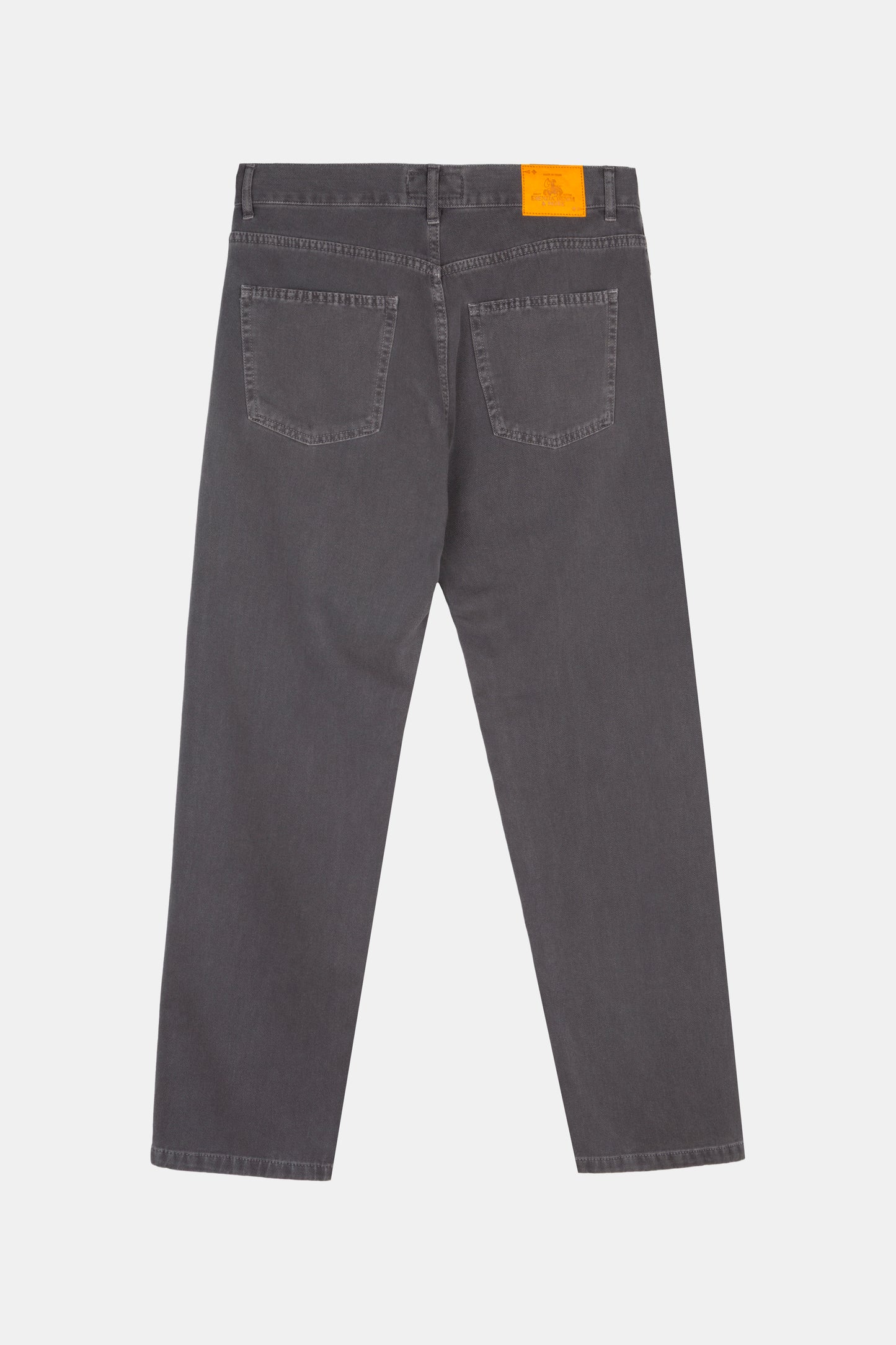 DENIM STRAIGHT PANTS GREY