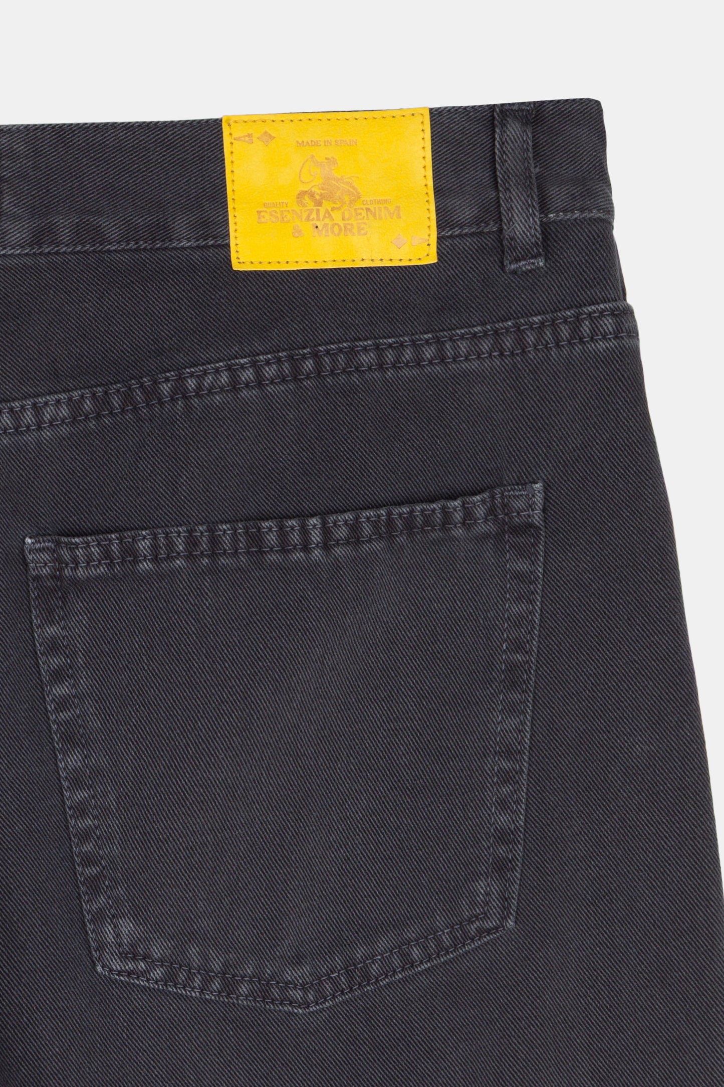 DENIM STRAIGHT PANTS NAVY