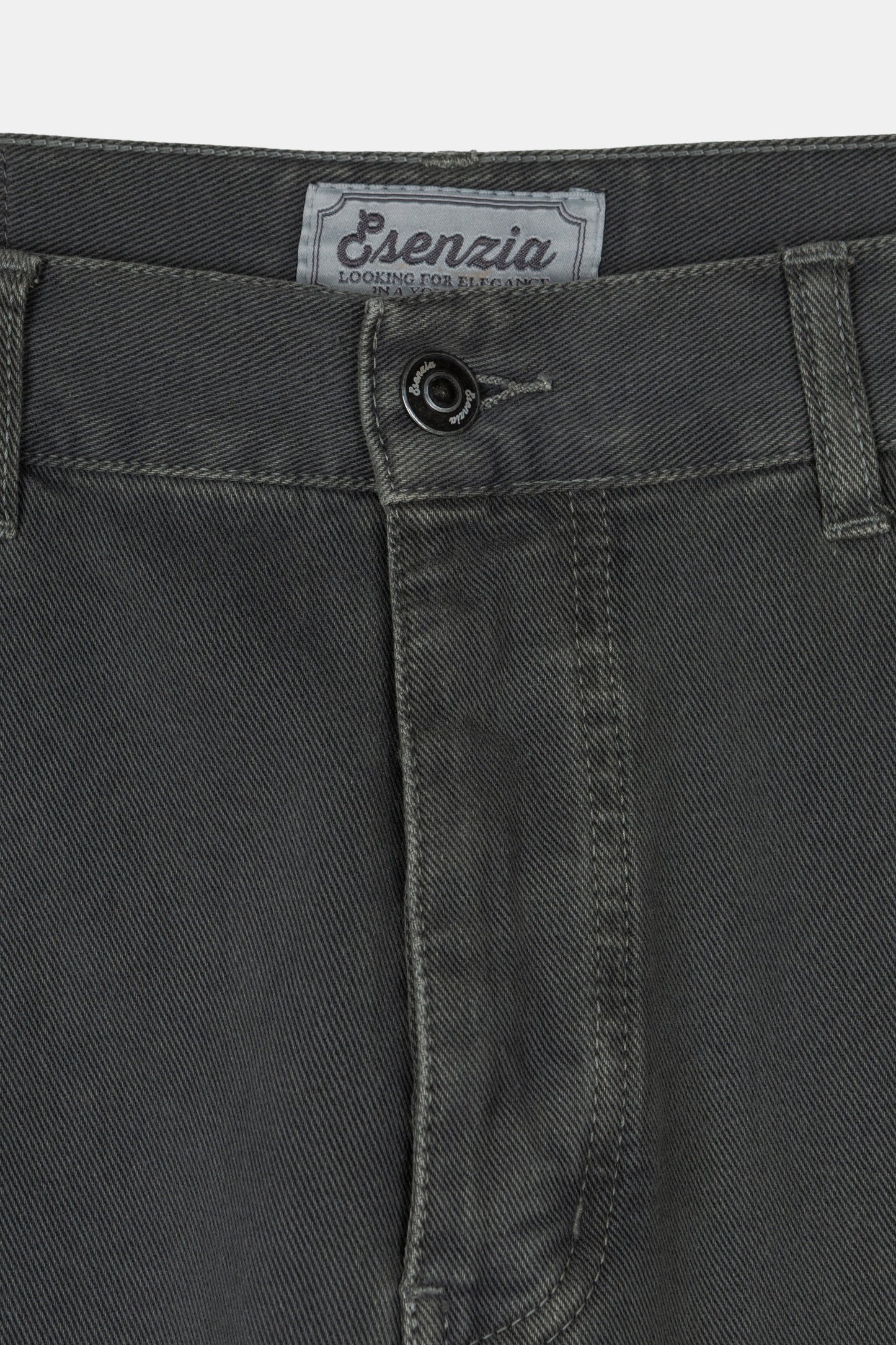 DENIM STRAIGHT PANTS KHAKI