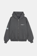 CHARCOAL GRAY CITY ZIPPER
