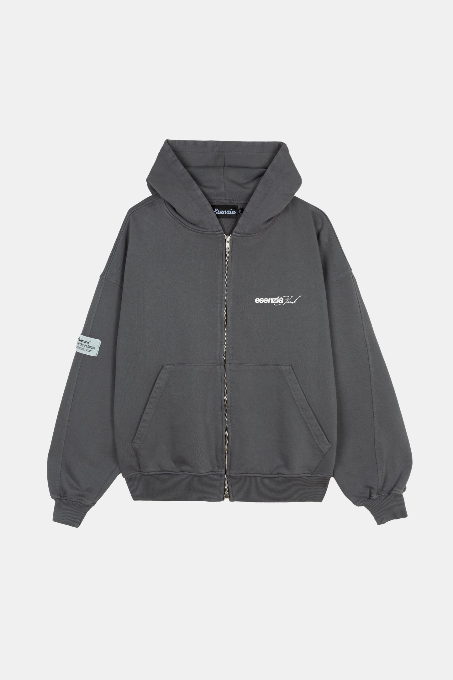 CHARCOAL GRAY CITY ZIPPER