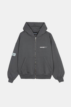 CHARCOAL GRAY CITY ZIPPER