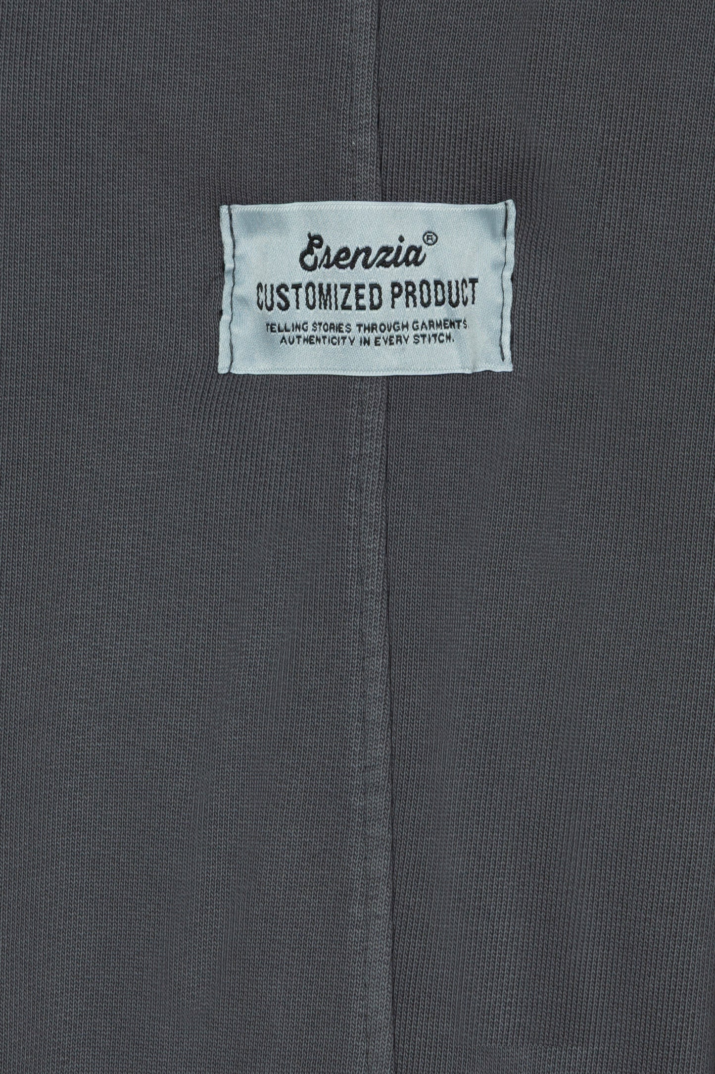 CHARCOAL GRAY CITY ZIPPER