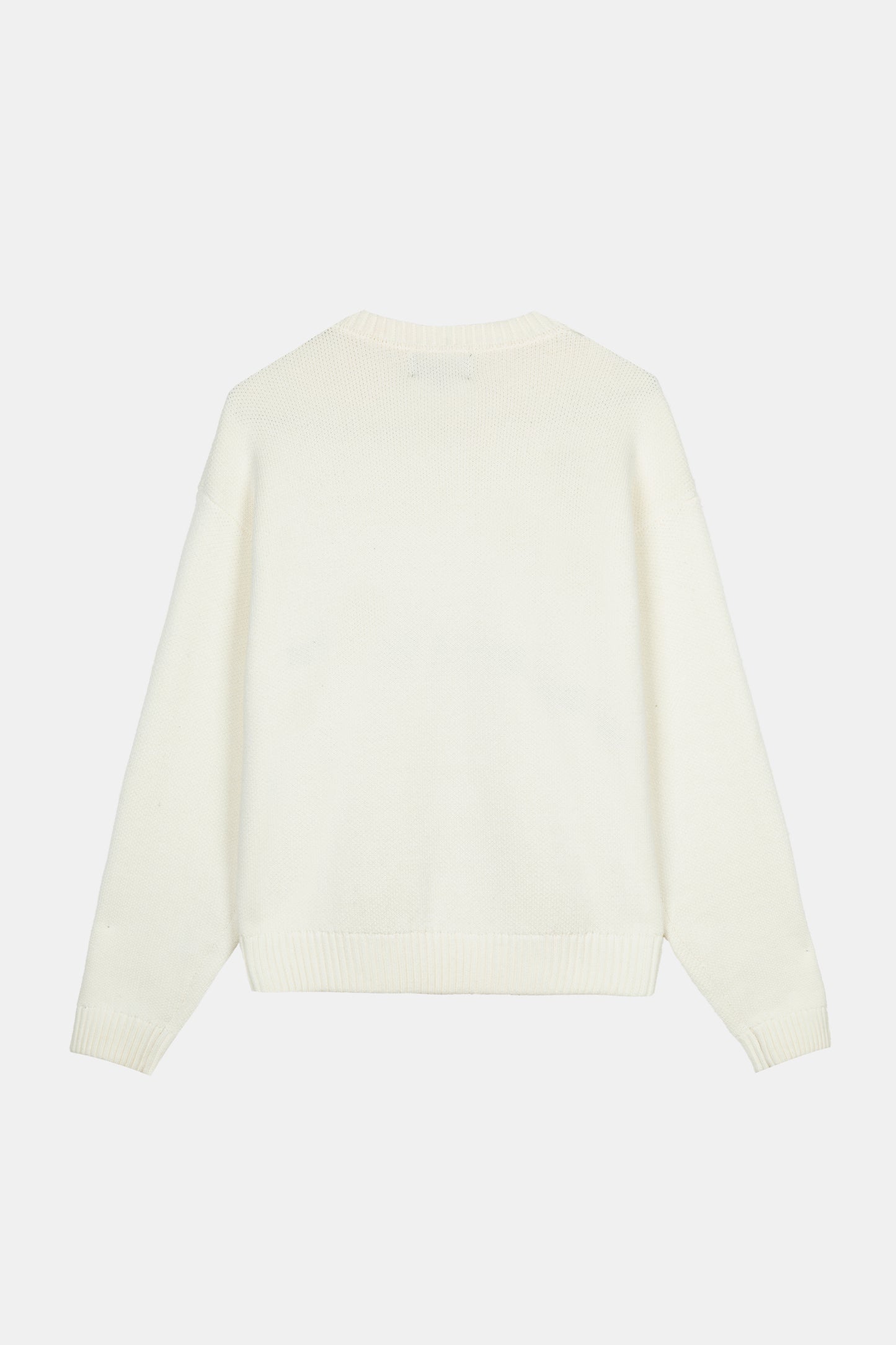 IVORY ICONIC KNIT SWEATER