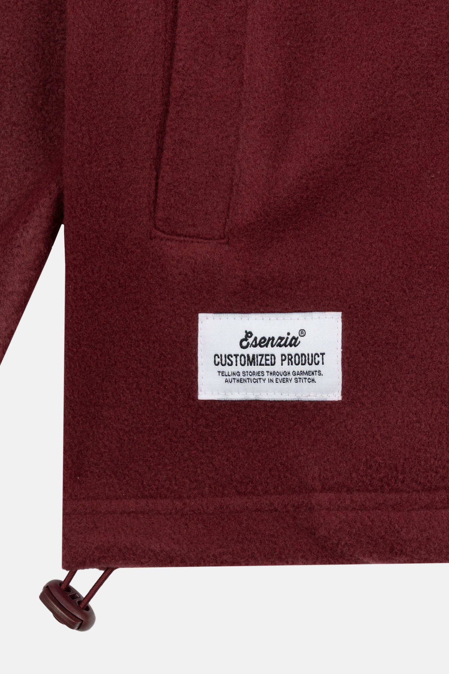 POLAR CLÁSICO 1/4 BURDEOS