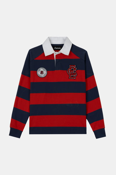 RED STRIPED POLO