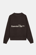 BROWN ICONIC KNIT SWEATER