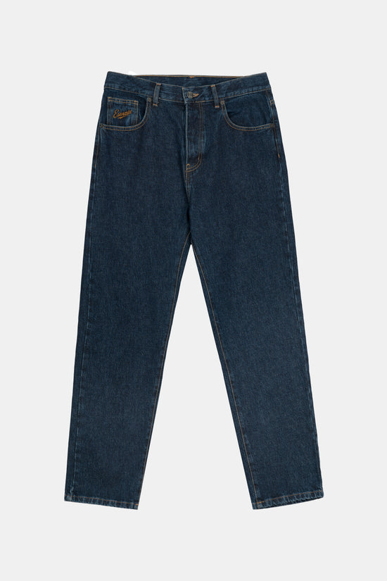 DENIM STRAIGHT PANTS BLUE