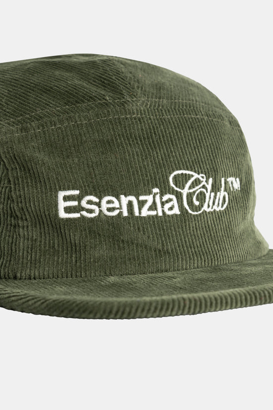 GREEN CORDUROY CAP
