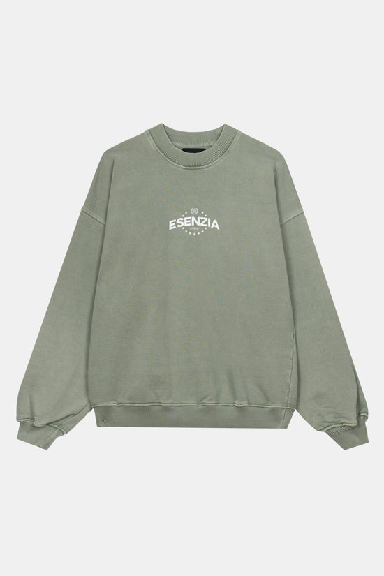 GREEN OUTLAST CREWNECK