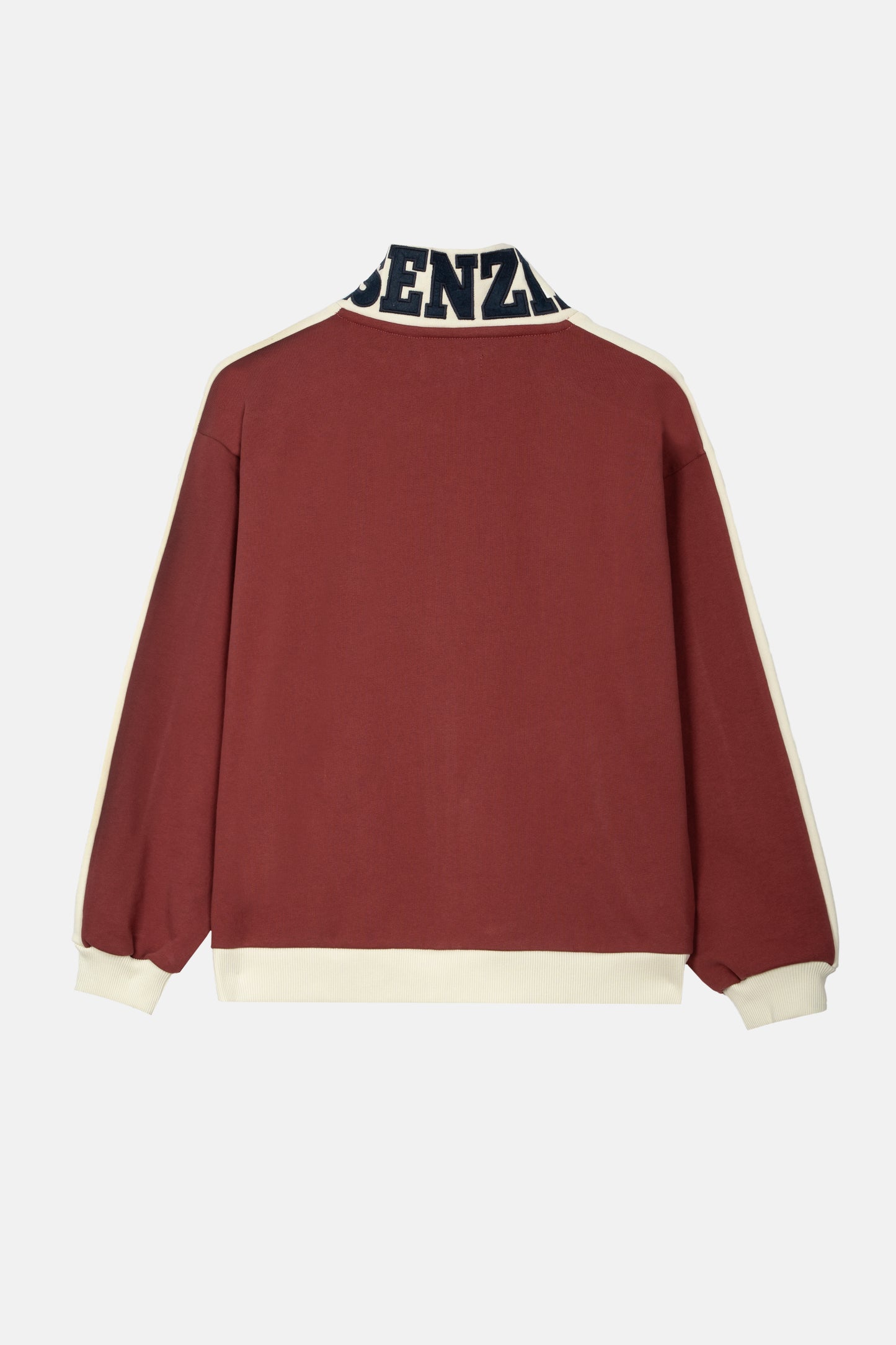 BORDEAUX LETTER NECK TRACKJACKET