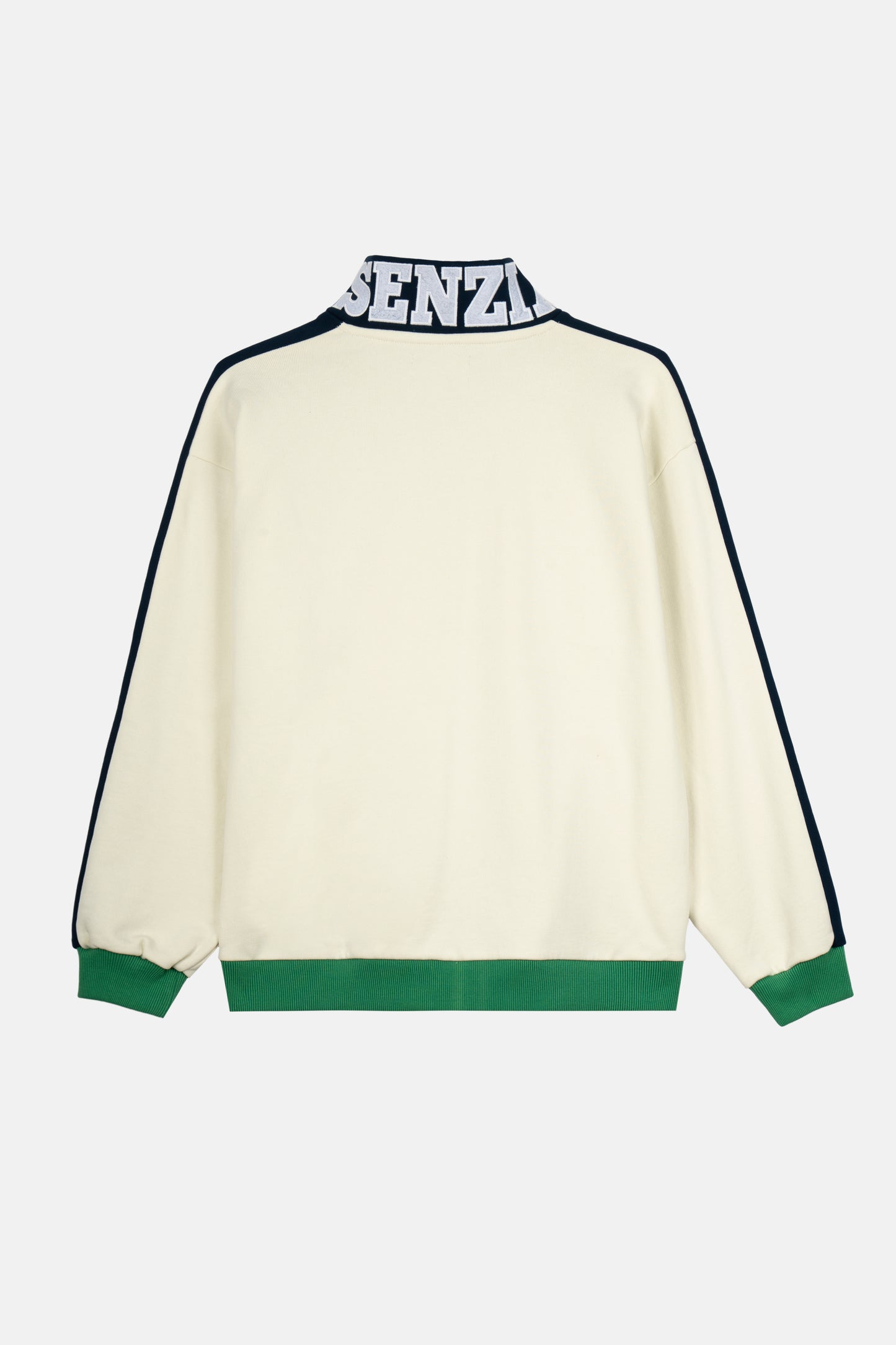 GREEN LETTER NECK TRACKJACKET