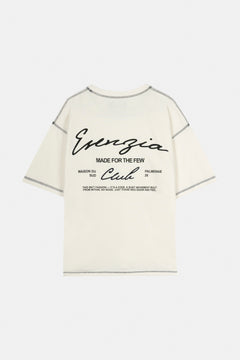 HEAVYWEIGHT WHITE STITCH TEE