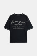 HEAVYWEIGHT GREY STITCH TEE
