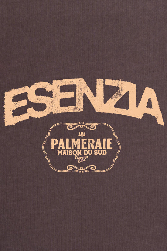 PURPLE PALMERAIE TEE