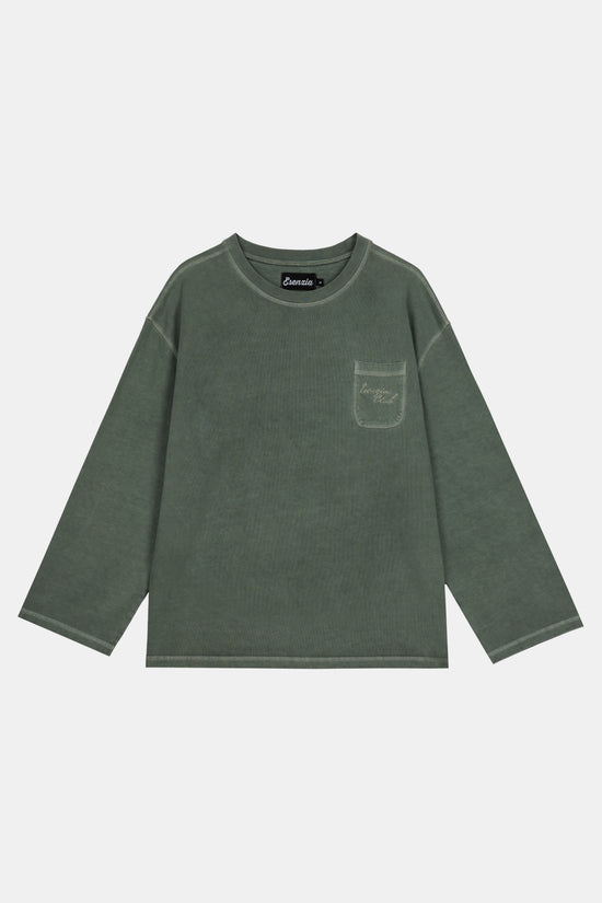 GREEN STITCH LONGSLEEVE