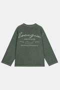 GREEN STITCH LONGSLEEVE