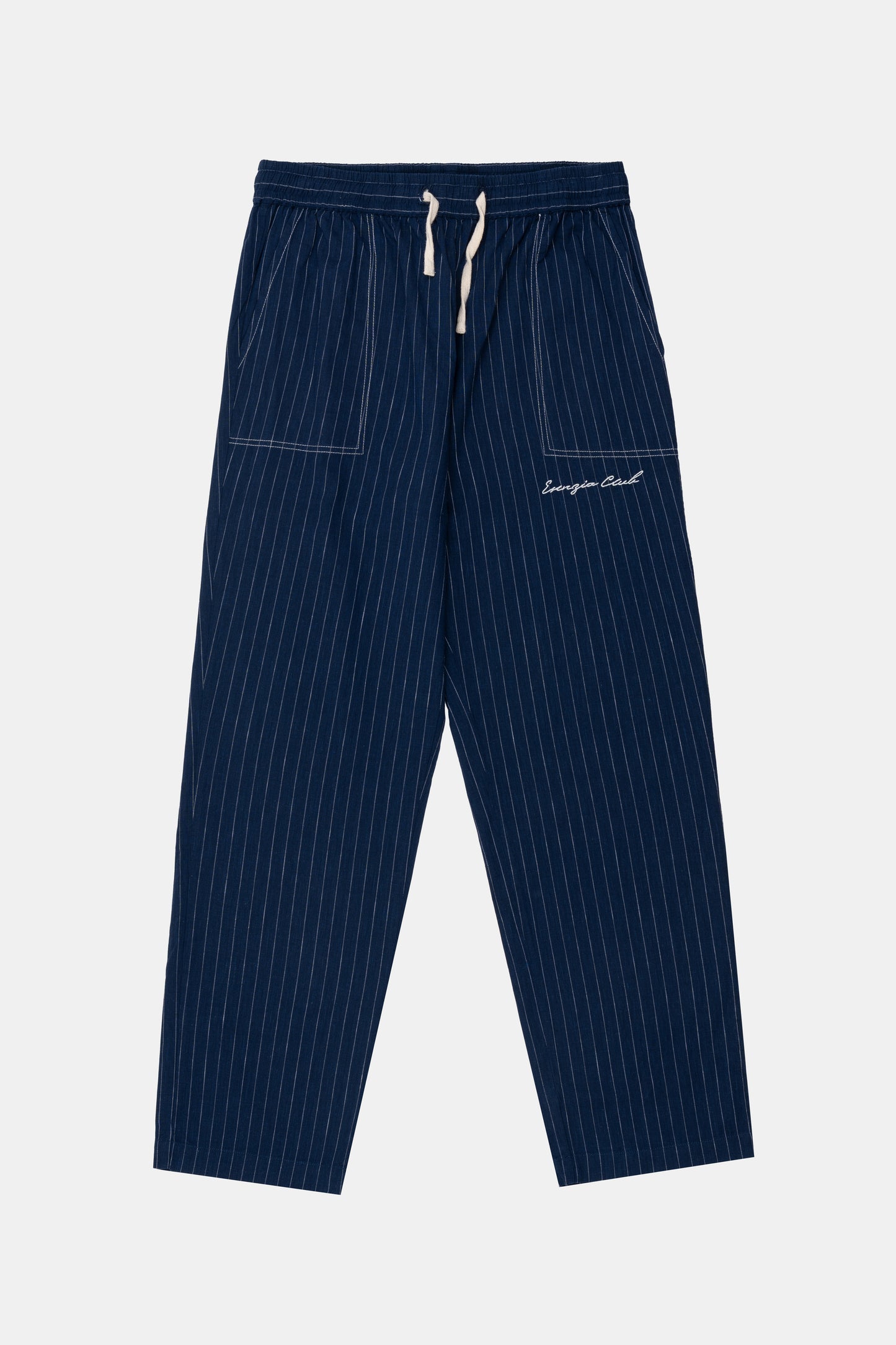NAVY DIPLOMATIC STRIPES PANTS