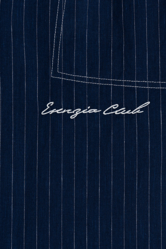 NAVY DIPLOMATIC STRIPES PANTS