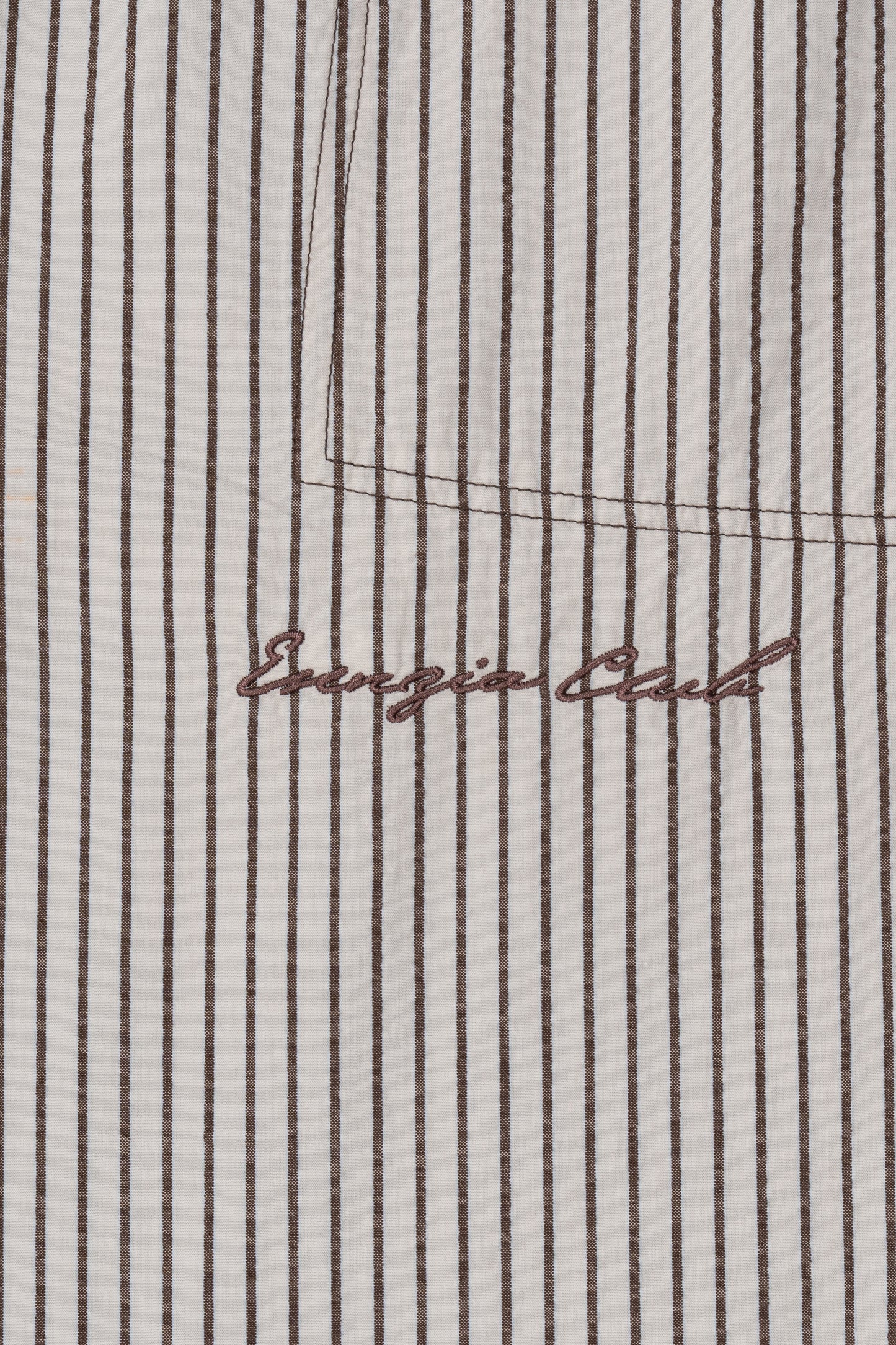 BROWN RUSTIC STRIPED PANTS
