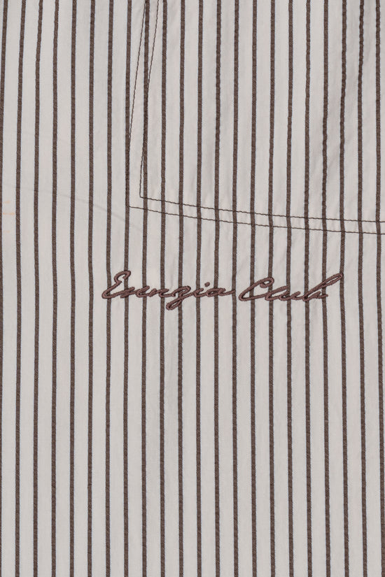 BROWN RUSTIC STRIPED PANTS