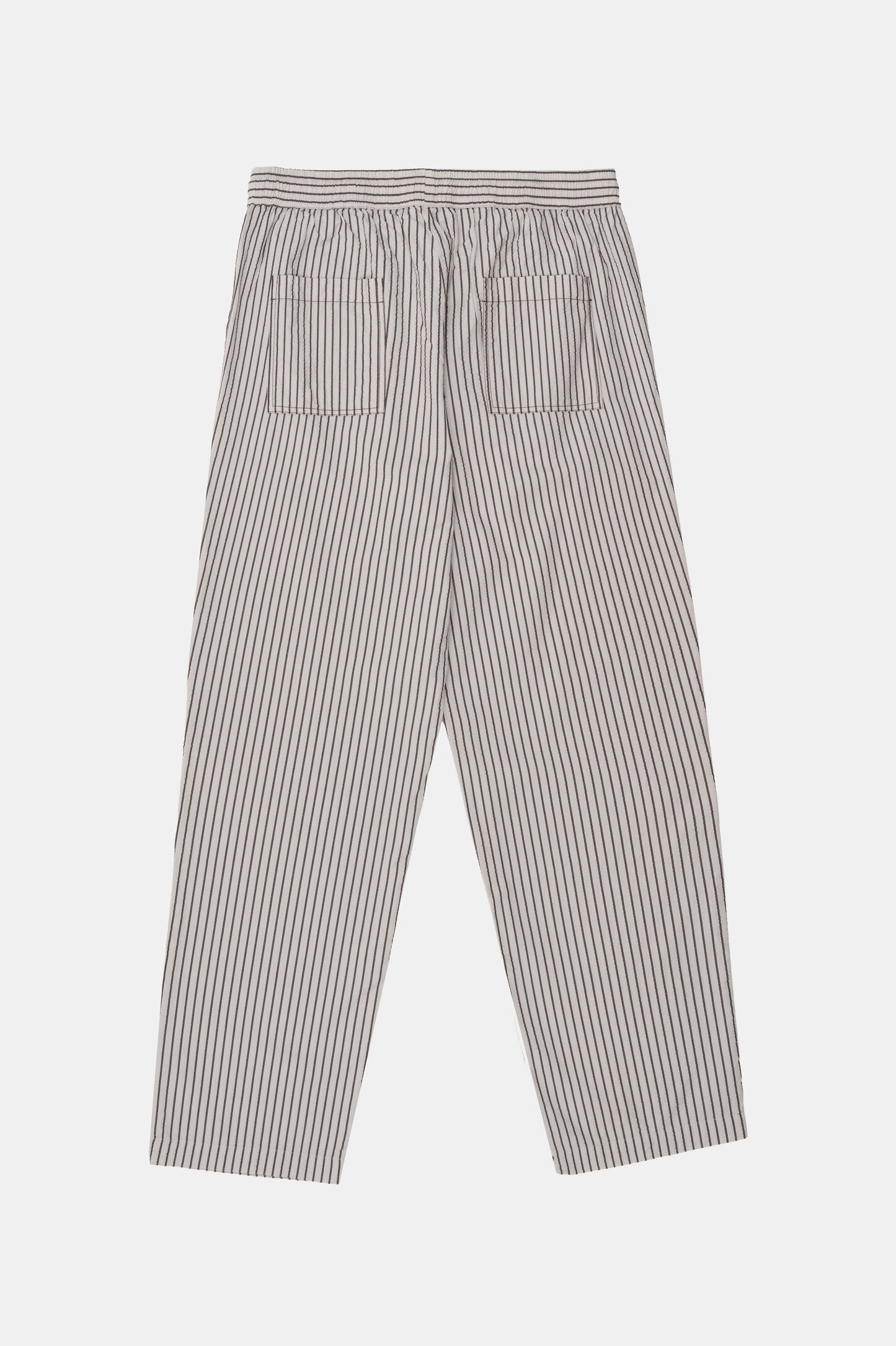 BROWN RUSTIC STRIPED PANTS