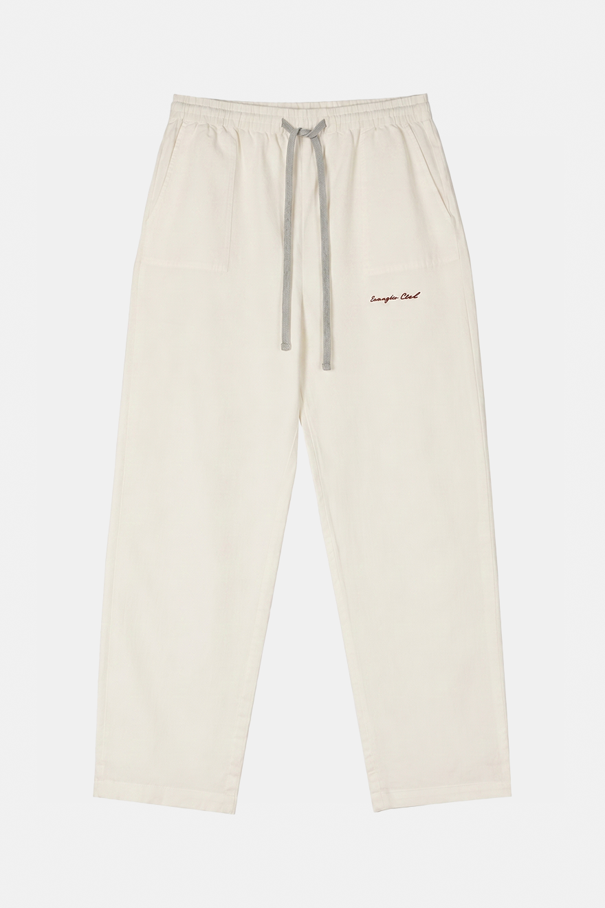 WHITE LINEN PANTS