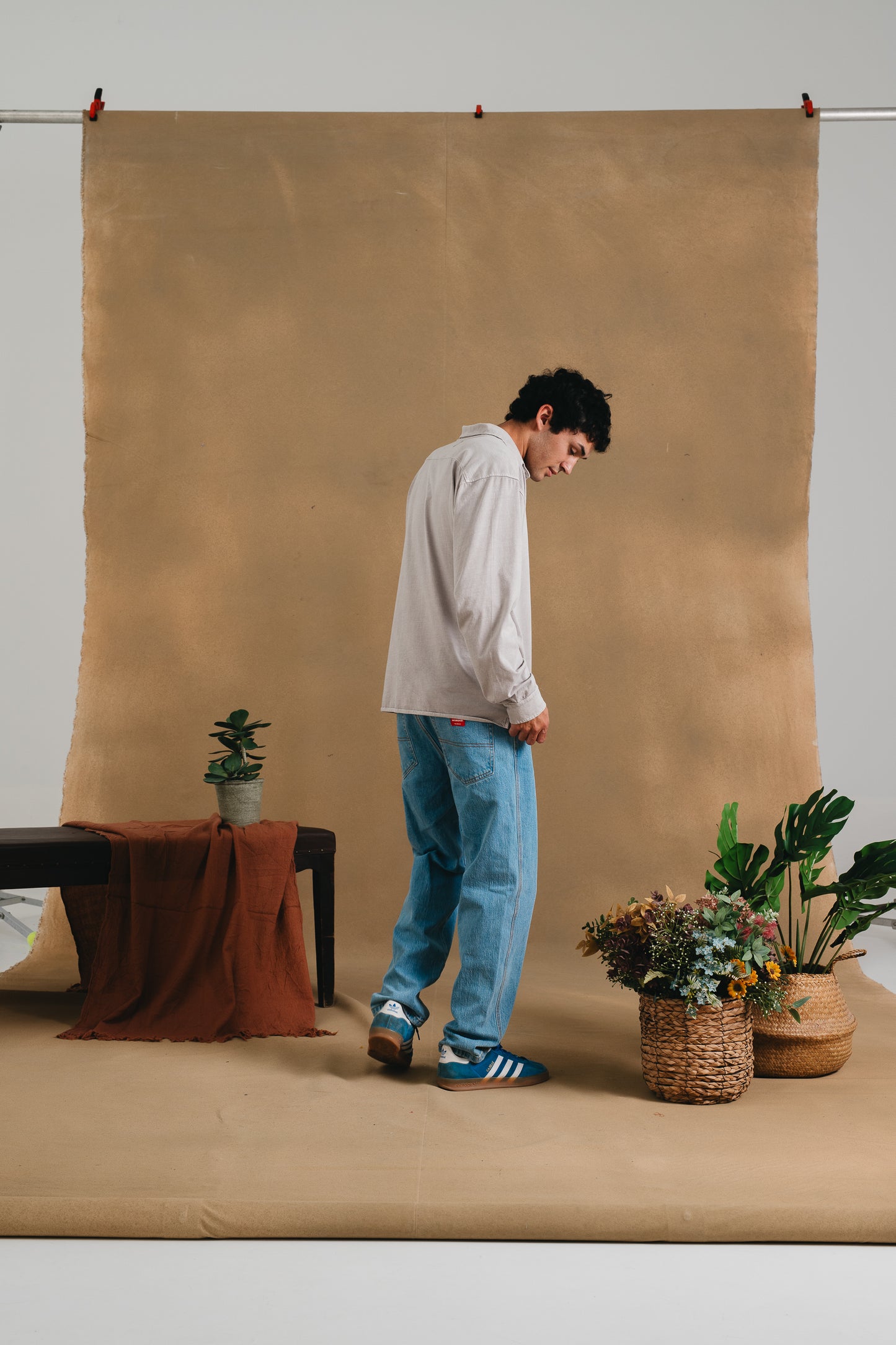 LIGHT GREY LONGSLEEVE POLO