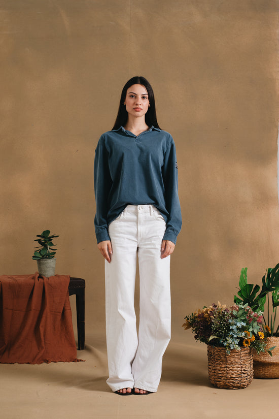 PETROL LONGSLEEVE POLO