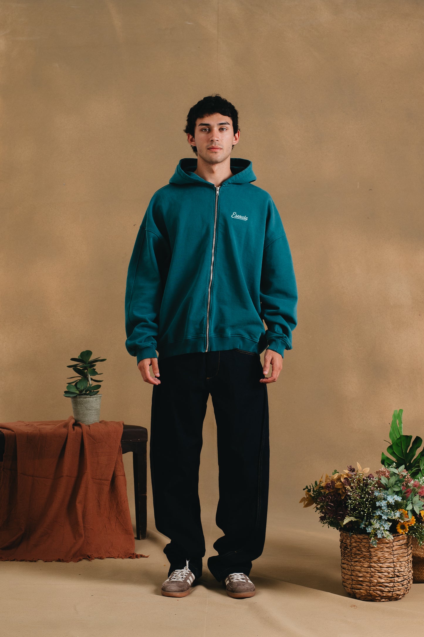 EMERALD GREEN CLUB ZIPPER