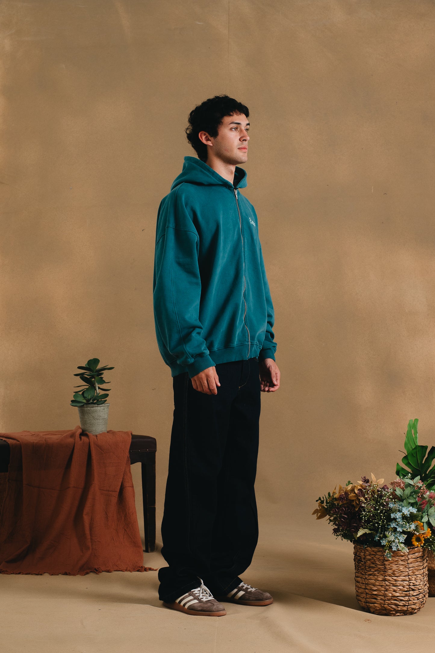 EMERALD GREEN CLUB ZIPPER