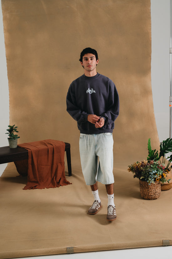 LAVA GREY ROYAL CREWNECK