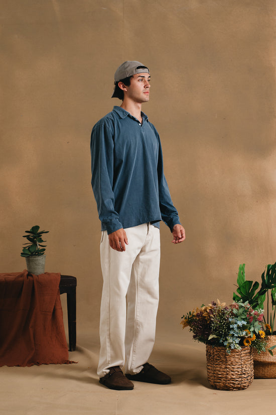 PETROL LONGSLEEVE POLO