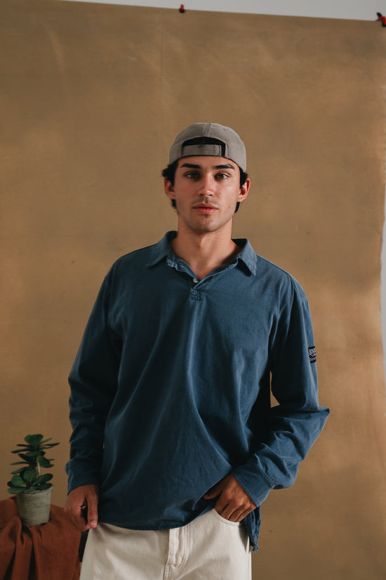 PETROL LONGSLEEVE POLO