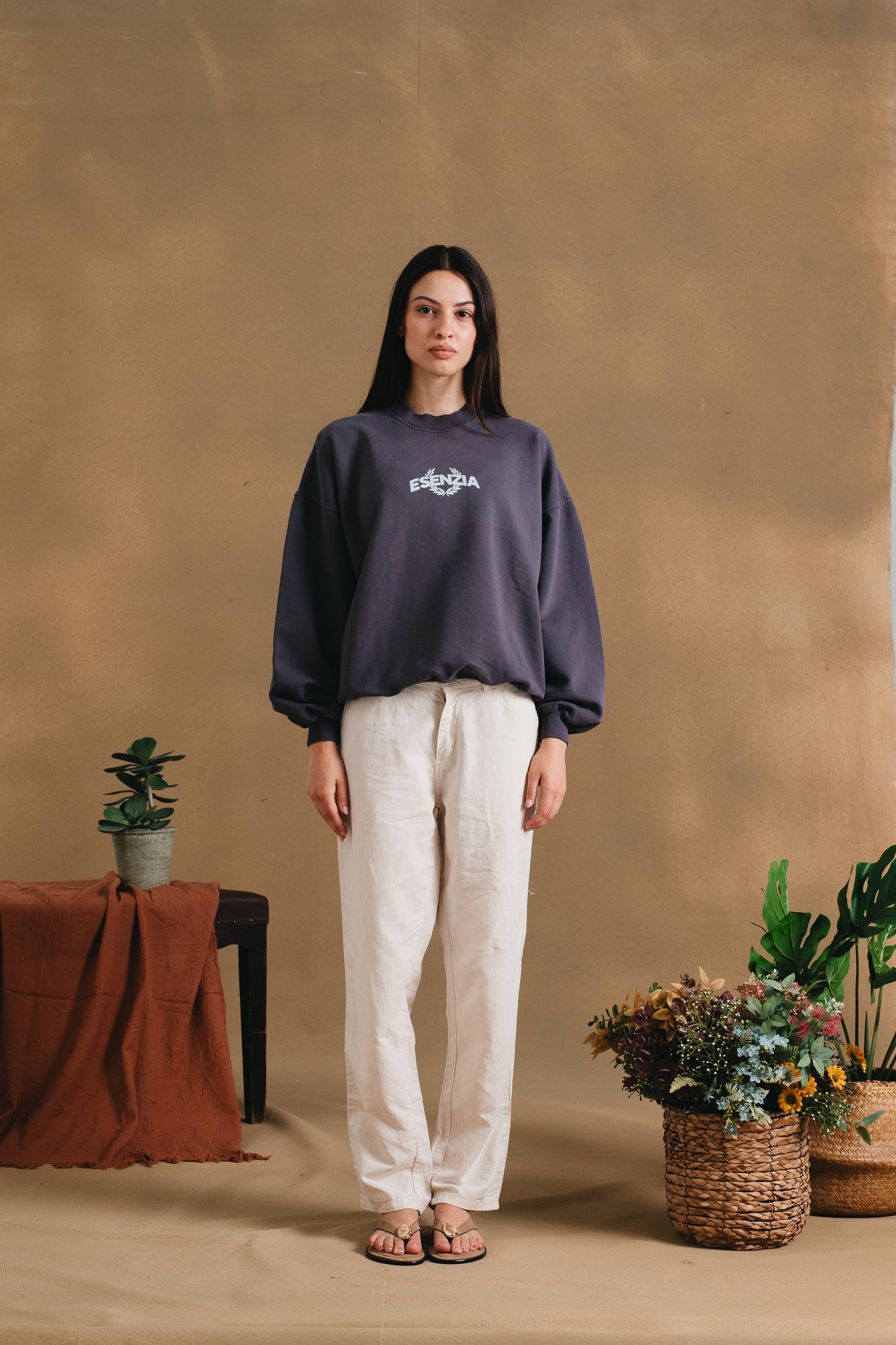 LAVA GREY ROYAL CREWNECK