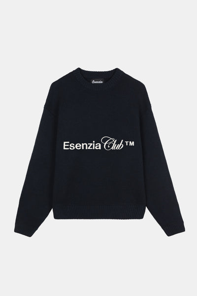 MIDNIGHT ICONIC KNIT SWEATER