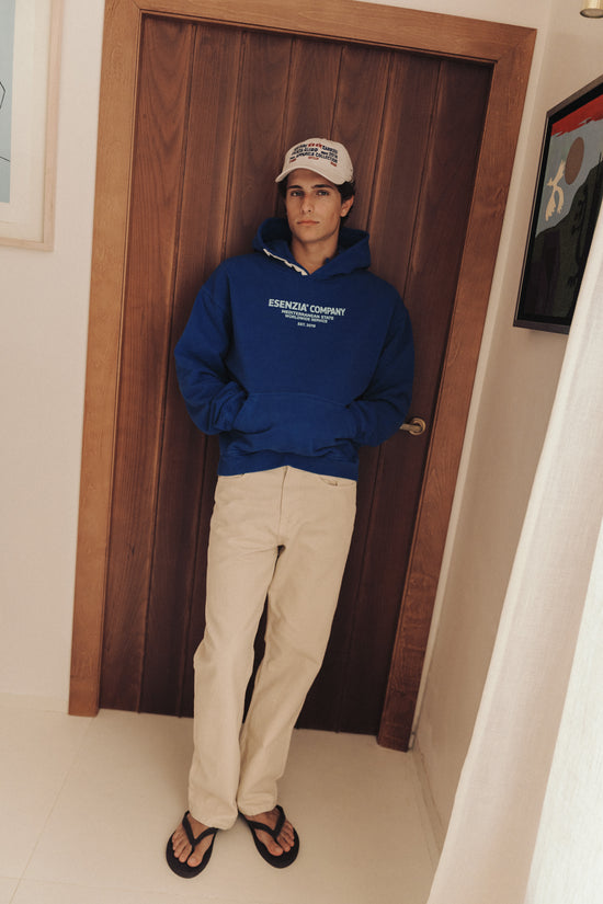 INDIGO WAVE HOODIE