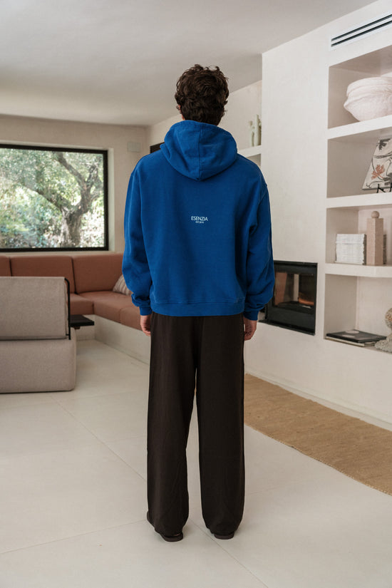 INDIGO WAVE HOODIE