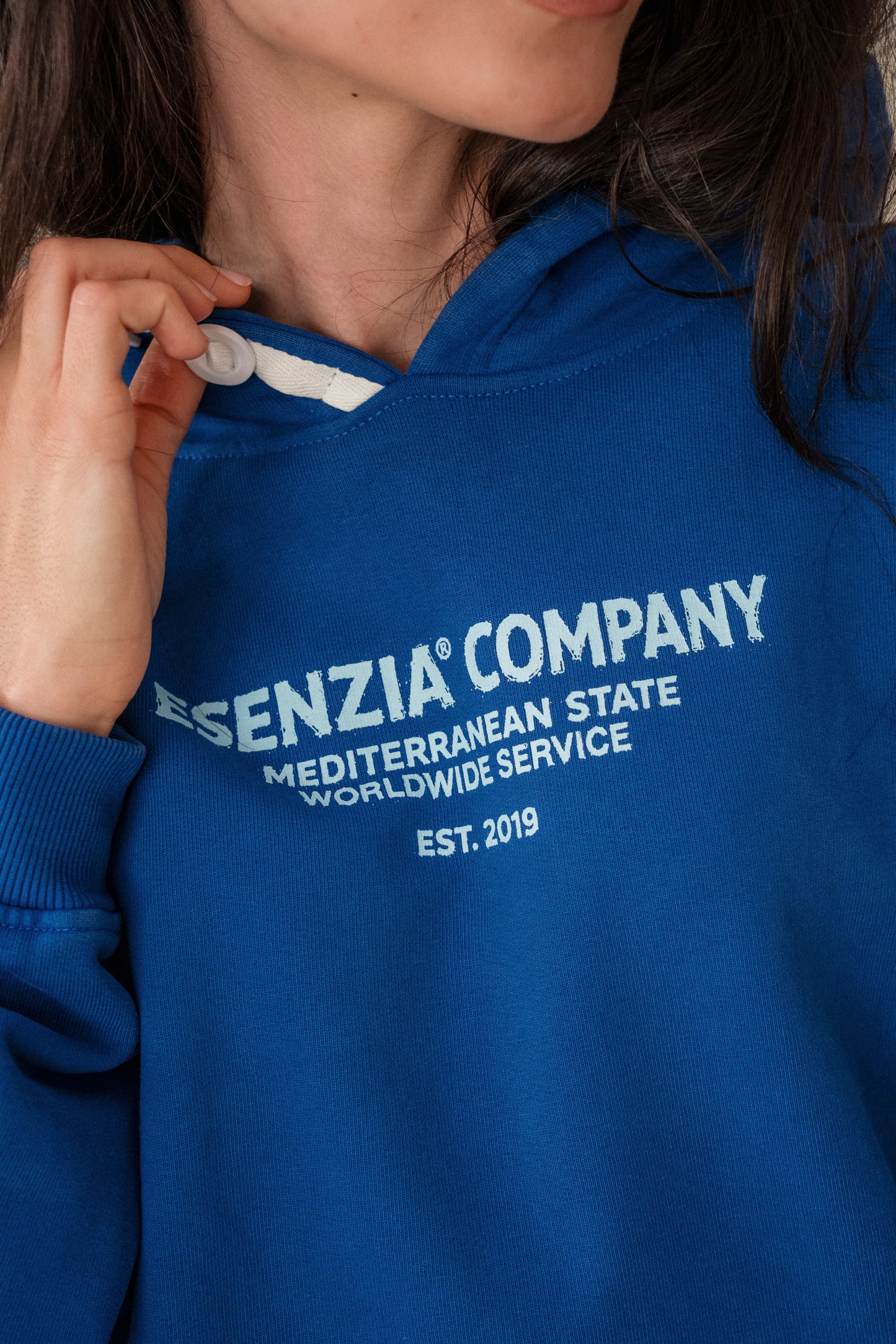 INDIGO WAVE HOODIE
