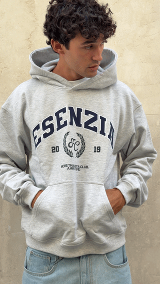 GREY LAUREL HOODIE