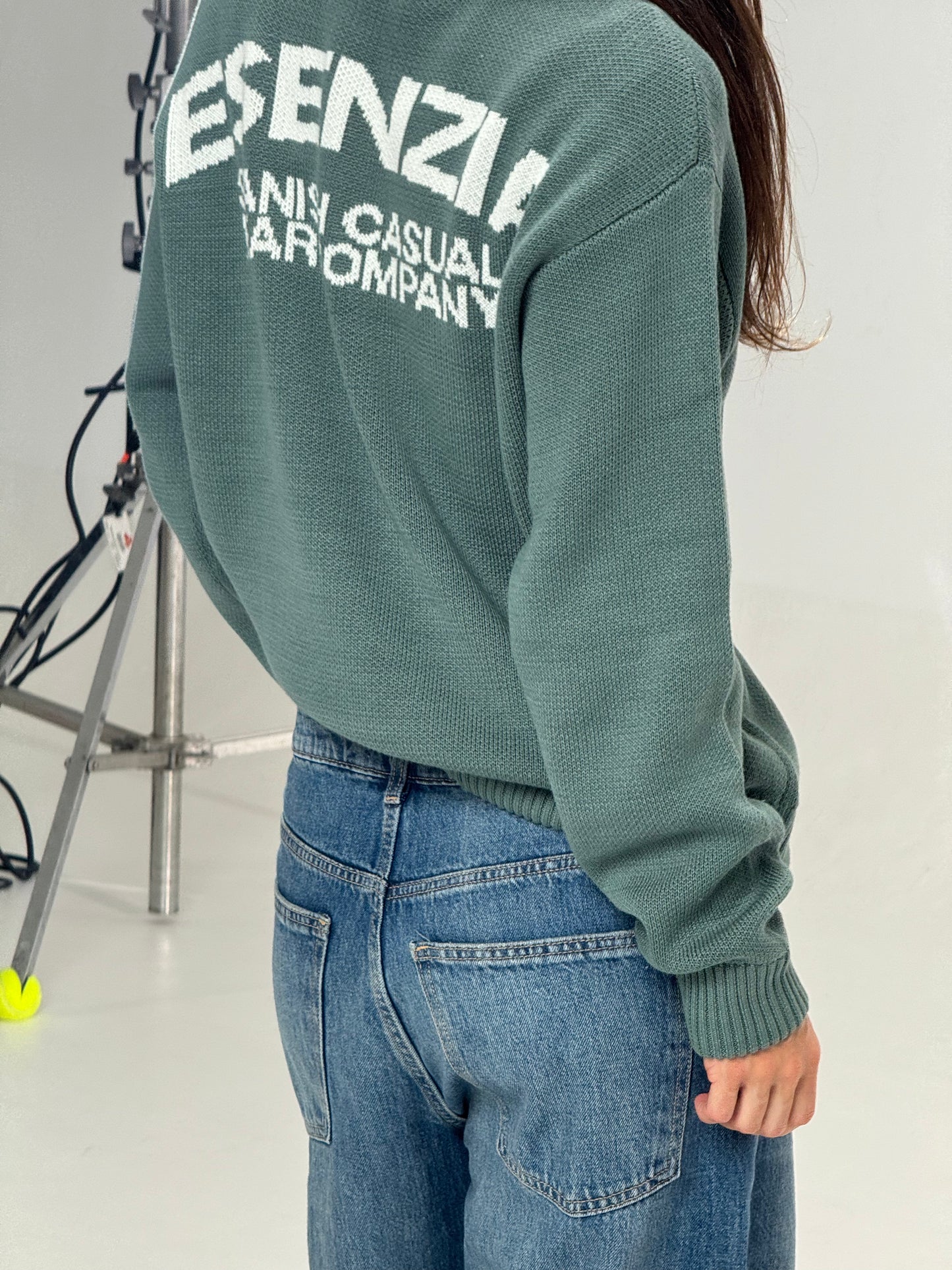 SAGE NEUTRAL KNIT SWEATER