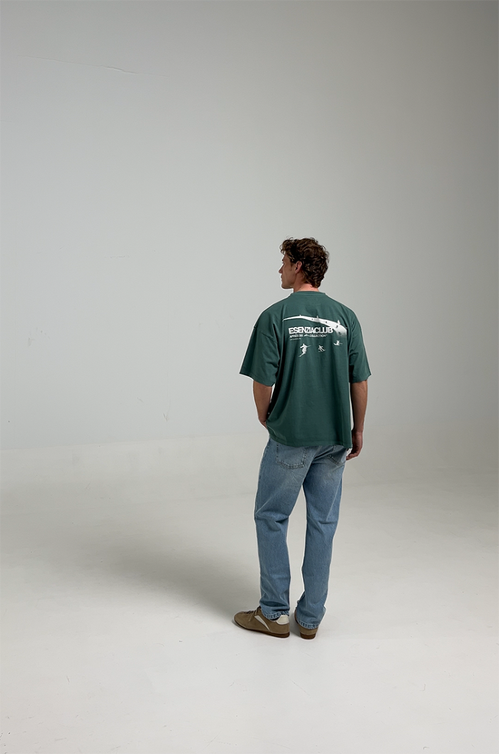 GREEN SNOW TEE