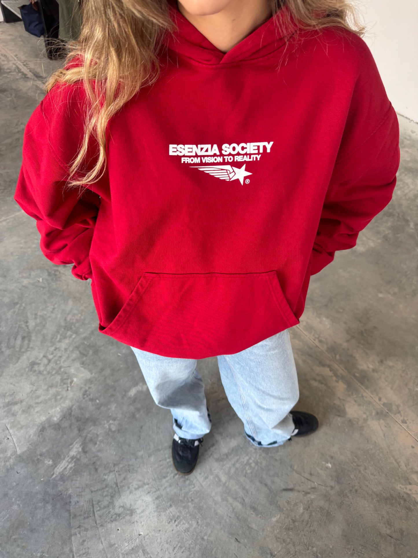 RED CHERRY METEORITE HOODIE