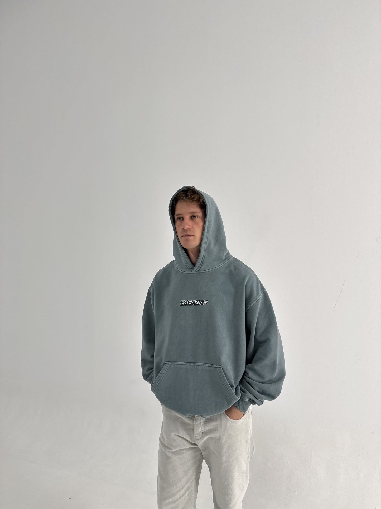 BLUE REFLEX HOODIE