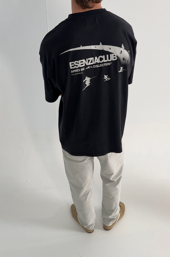BLACK SNOW TEE