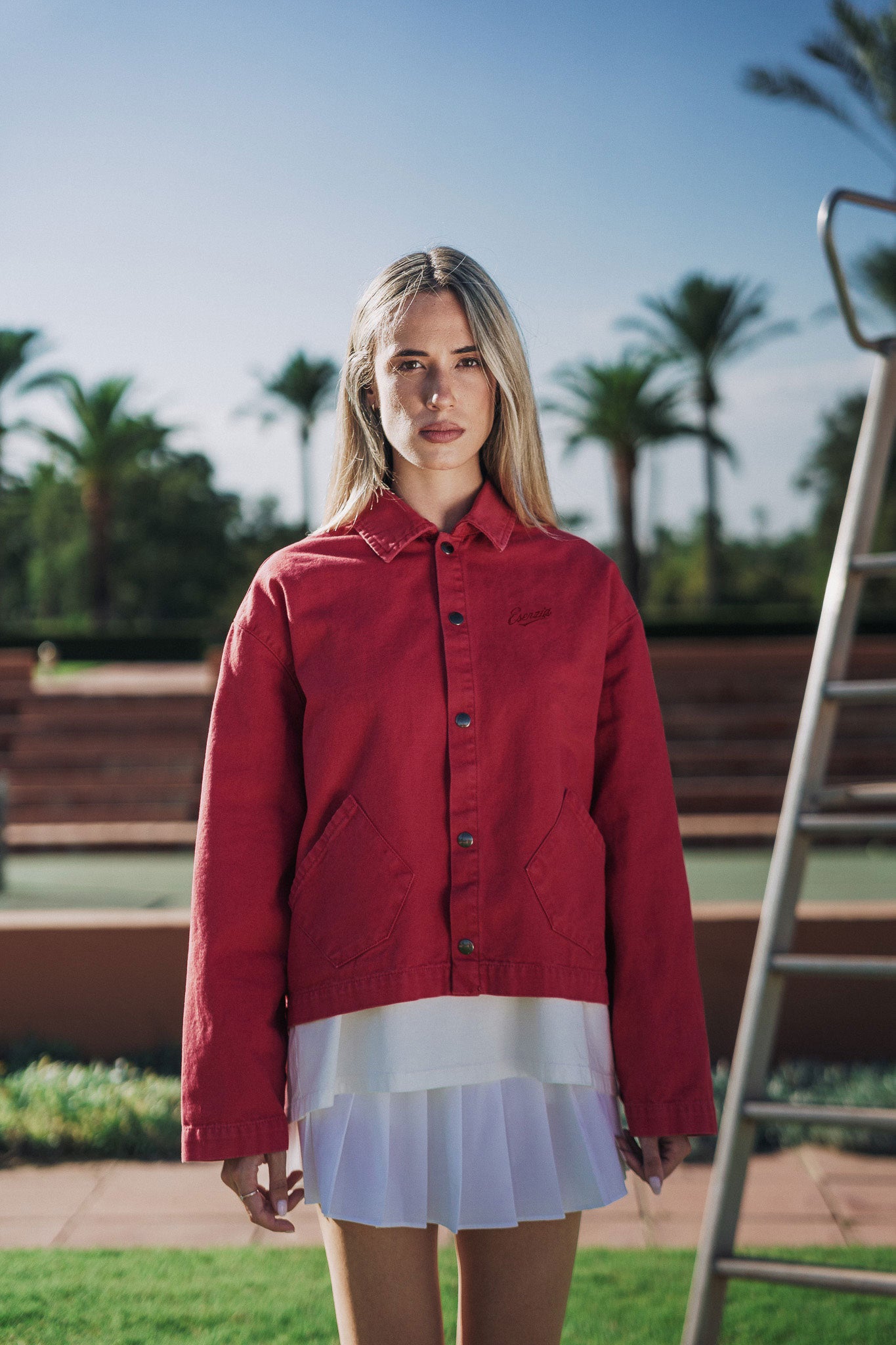 RED ESSENTIAL JACKET