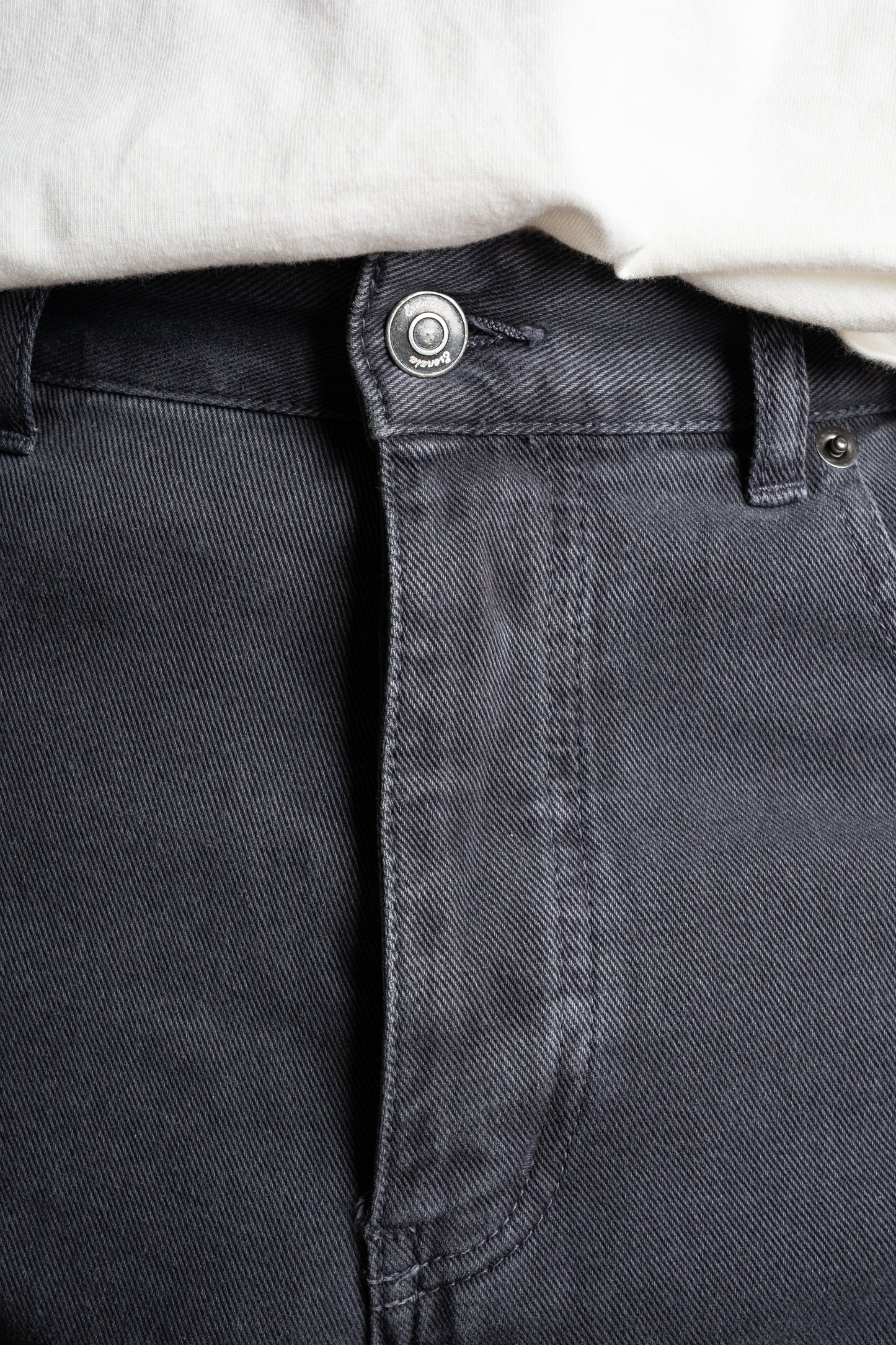 DENIM STRAIGHT PANTS NAVY