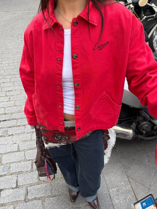 RED ESSENTIAL JACKET
