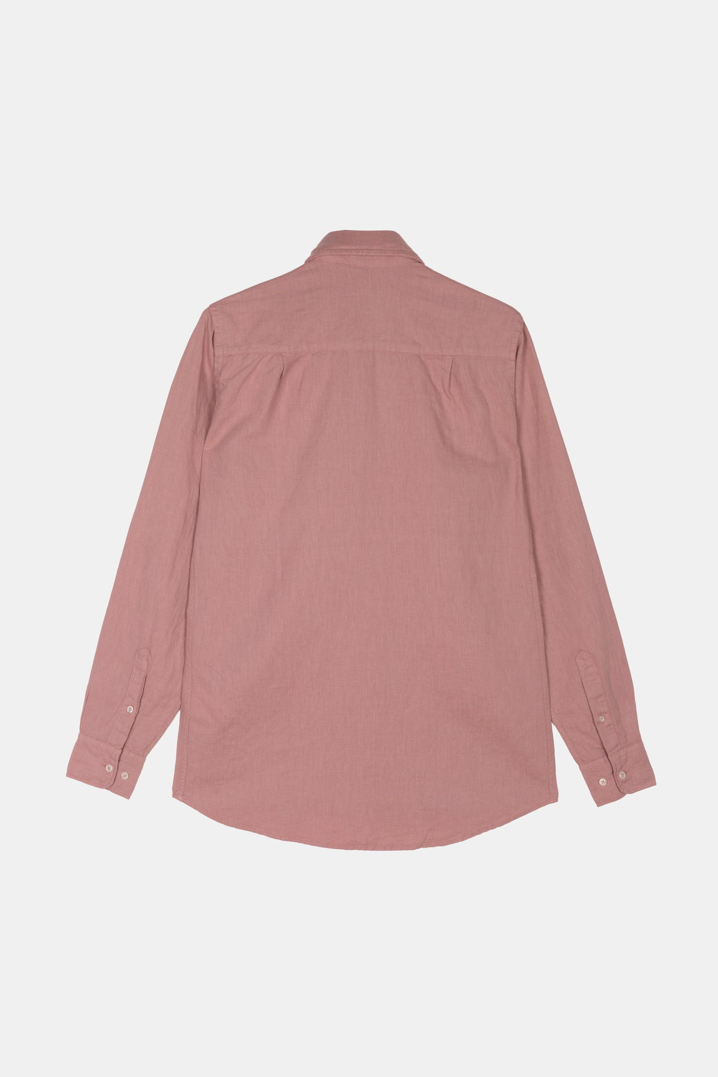 WASHED ROSE LINEN REGULAR POLO SHIRT